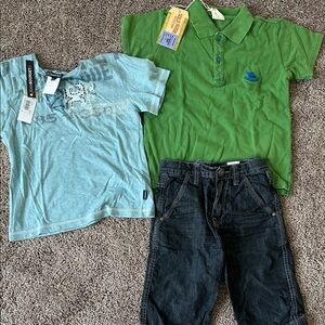 Green Polo Shirt for Kids
